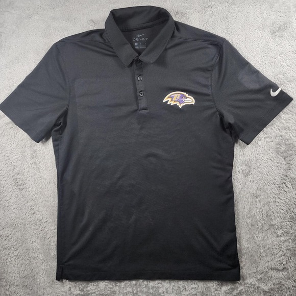 Nike Other - Baltimore Ravens Polo Shirt Mens Medium Black NFL Football Nike Dri-FIT Top